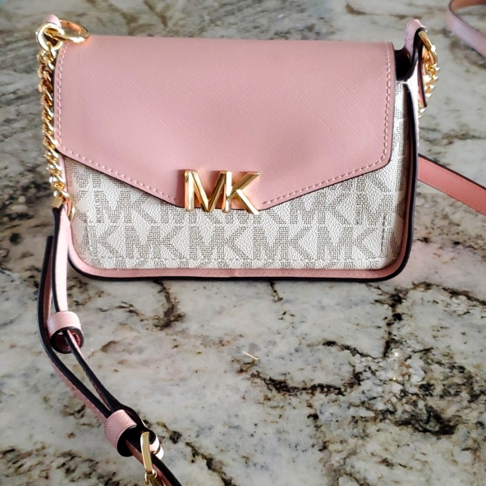 Michael Kors Pink Handbag Purse - Brand New With Inserts